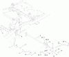 Toro 74820 (ZX5000) - TITAN ZX5000 Zero-Turn-Radius Riding Mower, 2010 (310000001-310999999) Ersatzteile PARKING BRAKE ASSEMBLY