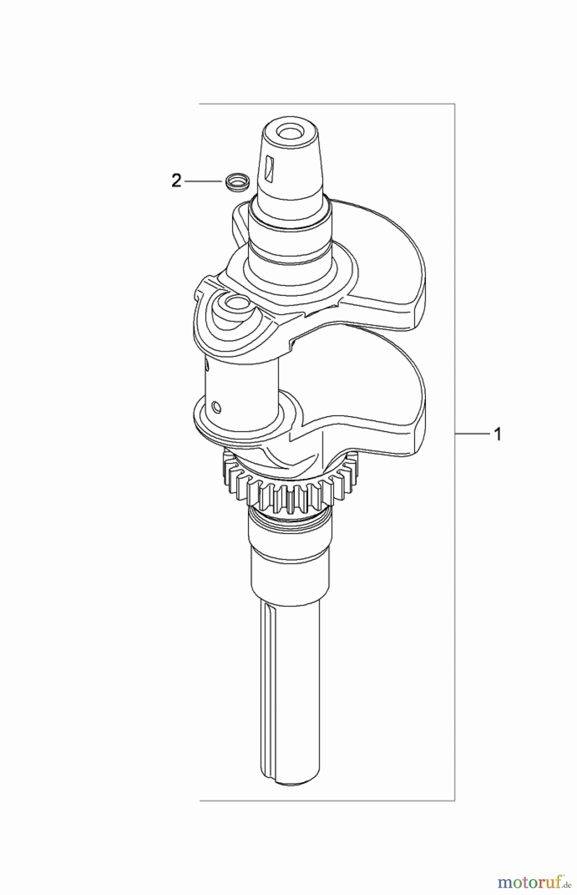 Toro Neu Mowers, Zero-Turn 74822 (ZX5400) - Toro TITAN ZX5400 Zero-Turn-Radius Riding Mower, 2009 (290000001-290999999) CRANKSHAFT ASSEMBLY KOHLER SV820-0015