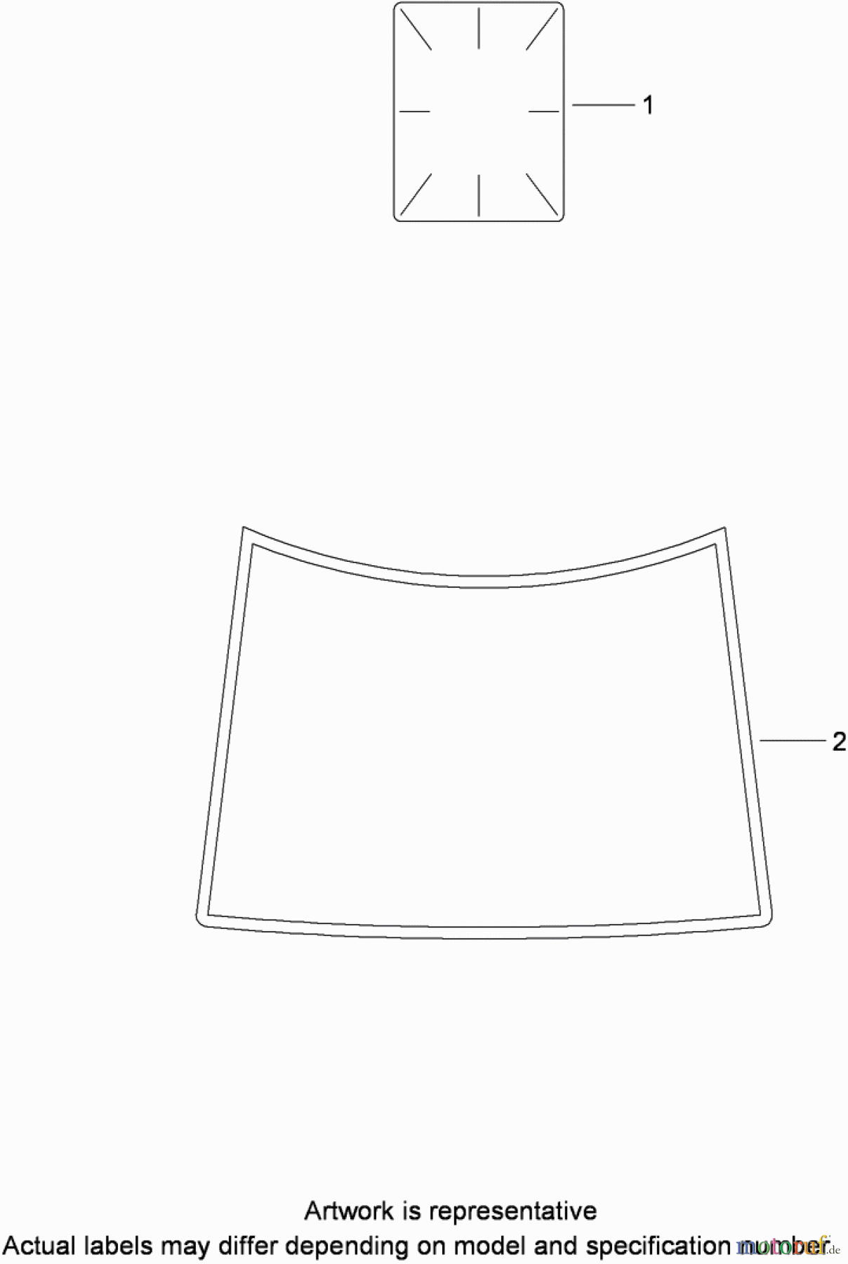 Toro Neu Mowers, Zero-Turn 74822 (ZX5400) - Toro TITAN ZX5400 Zero-Turn-Radius Riding Mower, 2009 (290000001-290999999) DECALS KOHLER SV820-0015