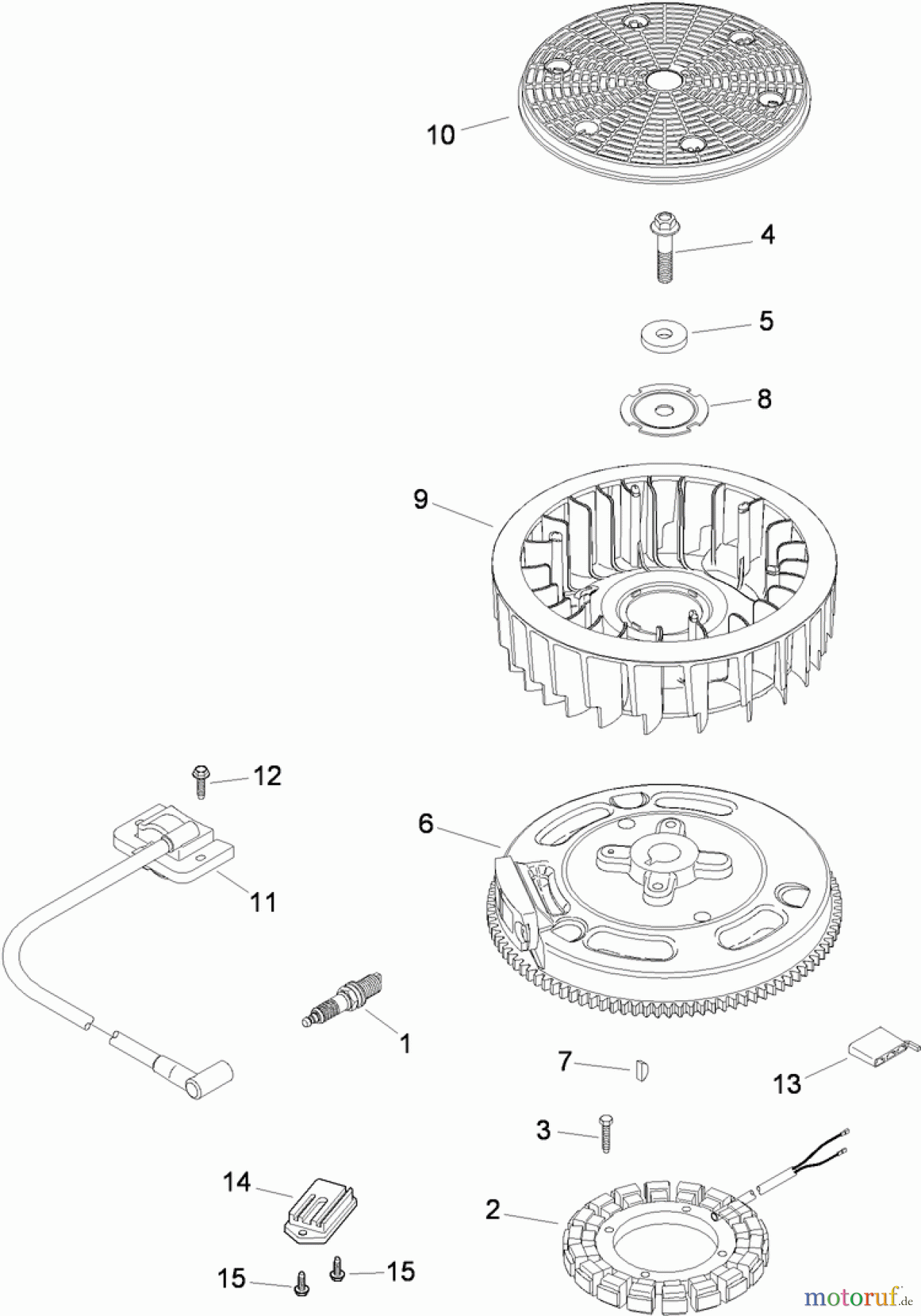 Toro Neu Mowers, Zero-Turn 74822 (ZX5400) - Toro TITAN ZX5400 Zero-Turn-Radius Riding Mower, 2009 (290000001-290999999) IGNITION AND ELECTRICAL ASSEMBLY KOHLER SV820-0015