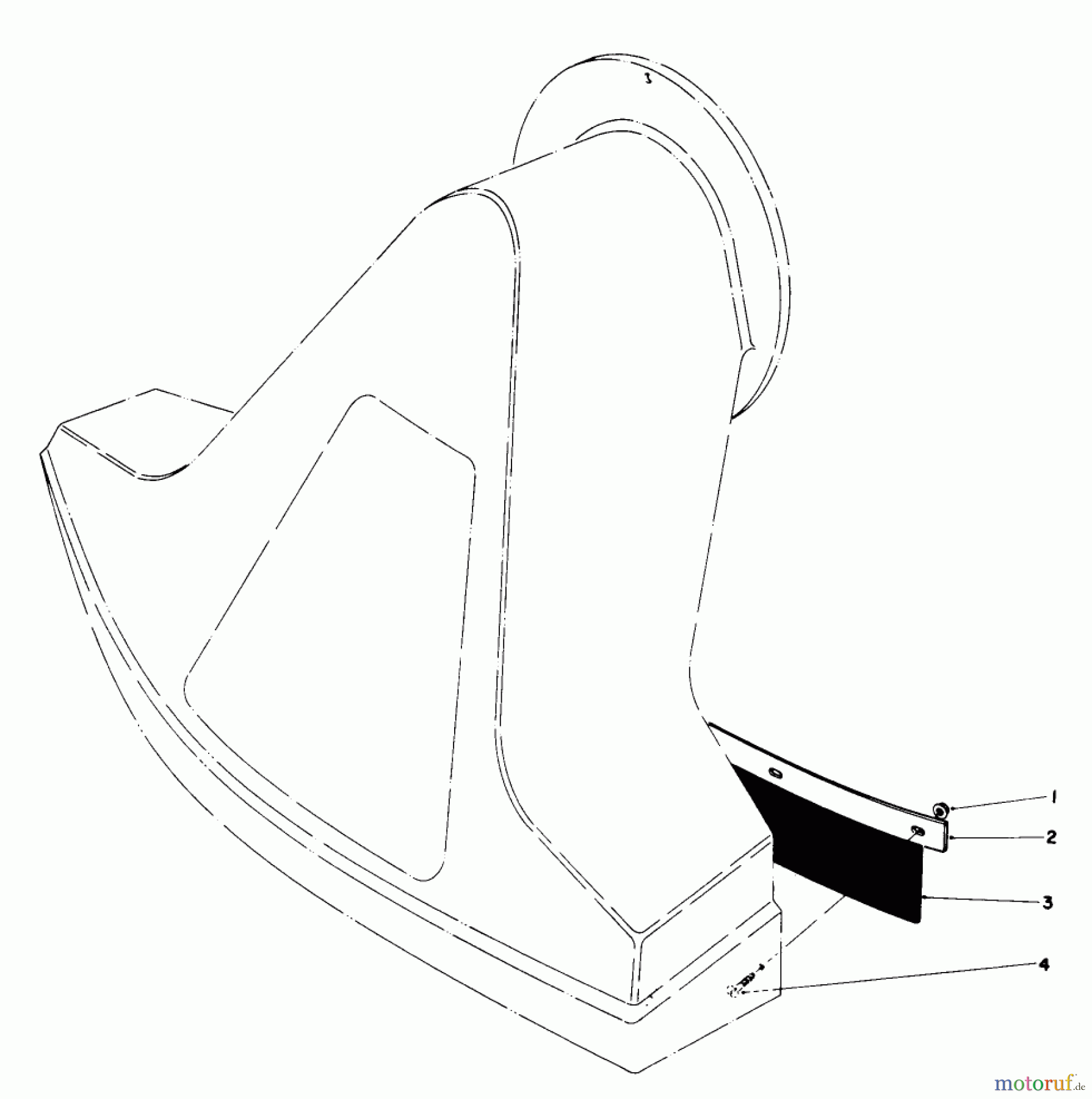  Toro Neu Blowers/Vacuums/Chippers/Shredders 62912 - Toro 5 hp Lawn Vacuum, 1979 (9000001-9999999) FLAP KIT (MODEL 59086)