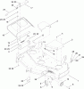 Toro 74830 (ZX4800) - TITAN ZX4800 Zero-Turn-Radius Riding Mower, 2010 (310000001-310999999) Ersatzteile 48 INCH DECK ASSEMBLY