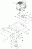 Toro 74833 (ZX6030) - TITAN ZX6030 Zero-Turn-Radius Riding Mower, 2010 (310000001-310999999) Ersatzteile ENGINE, MUFFLER AND BLADE ASSEMBLY