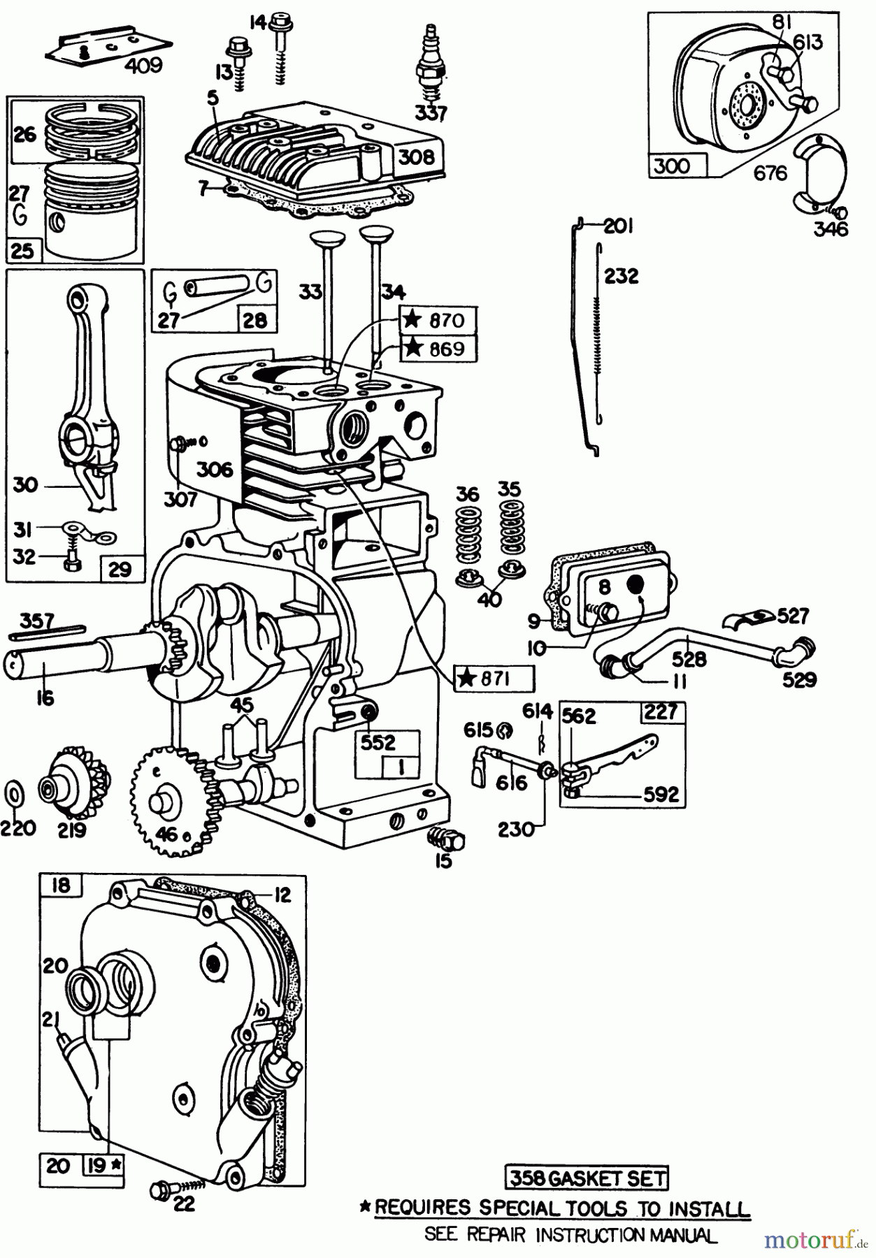 Toro Neu Blowers/Vacuums/Chippers/Shredders 62912 - Toro 5 hp Lawn Vacuum, 1980 (0000001-0999999) ENGINE MODEL NO. 130202 TYPE 0600-01 BRIGGS & STRATTON