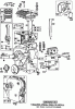 Toro 62912 - 5 hp Lawn Vacuum, 1980 (0000001-0999999) Ersatzteile ENGINE MODEL NO. 130202 TYPE 0600-01 BRIGGS & STRATTON
