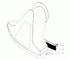 Toro 62912 - 5 hp Lawn Vacuum, 1980 (0000001-0999999) Ersatzteile FLAP KIT (MODEL 59086)