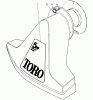 Toro 62912 - 5 hp Lawn Vacuum, 1980 (0000001-0999999) Ersatzteile SNOUT ASSEMBLY (MODELS 62912 & 62923)