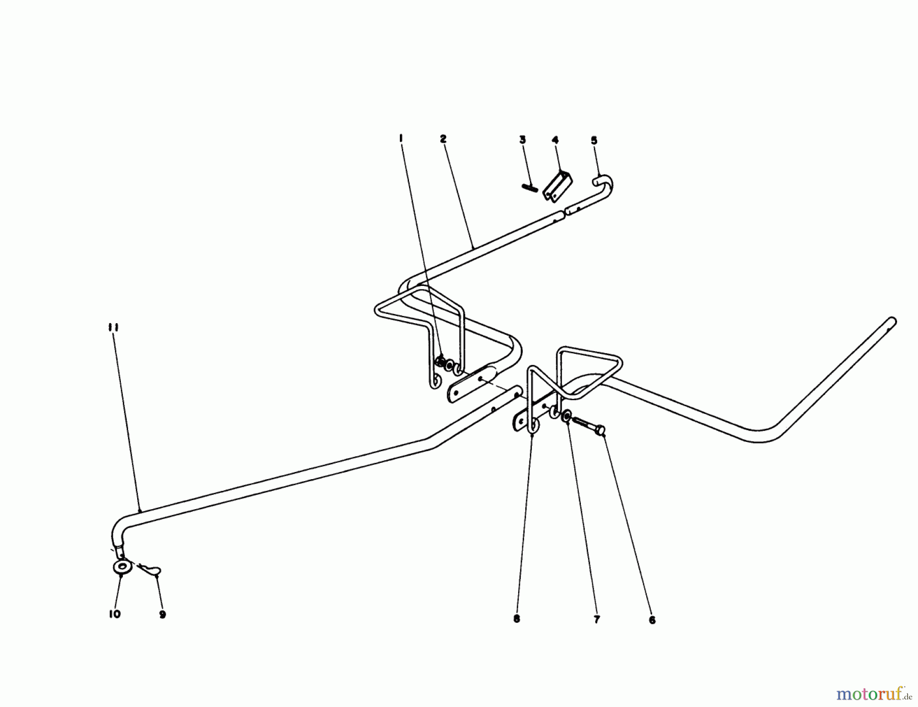  Toro Neu Blowers/Vacuums/Chippers/Shredders 62912 - Toro 5 hp Lawn Vacuum, 1981 (1000001-1999999) HITCH KIT (MODEL 59087)