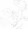 Toro 74873 (MX6080) - TITAN MX6080 Zero-Turn-Radius Riding Mower, 2012 (SN 312000001-312999999) Ersatzteile SEAT ASSEMBLY NO. 121-5659