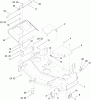 Toro 74912 (ZX4800) - TITAN ZX4800 Zero-Turn-Radius Riding Mower, 2010 (310000001-310999999) Ersatzteile 48 INCH DECK ASSEMBLY
