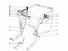 Toro 62912 - 5 hp Lawn Vacuum, 1982 (2000001-2999999) Ersatzteile CONTROLS AND HANDLE ASSEMBLY (MODEL 62912)