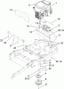 Toro 74914 (ZX5400) - TITAN ZX5400 Zero-Turn-Radius Riding Mower, 2009 (290000001-290999999) Ersatzteile ENGINE, CLUTCH AND EXHAUST ASSEMBLY