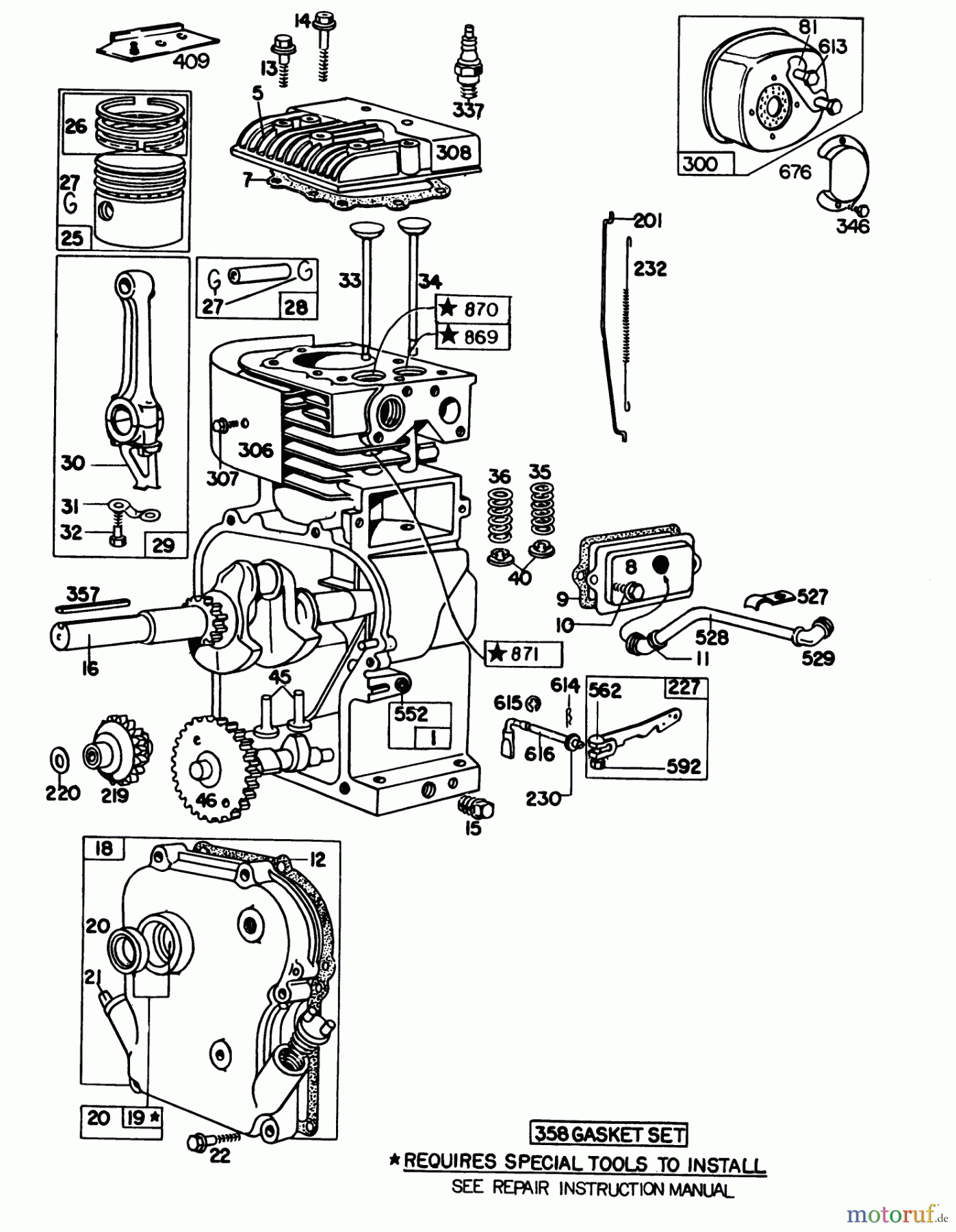 Toro Neu Blowers/Vacuums/Chippers/Shredders 62923 - Toro 5 hp Lawn Vacuum, 1983 (3000001-3999999) ENGINE MODEL NO. 130202 TYPE 0600-01 BRIGGS & STRATTON