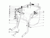 Toro 62912 - 5 hp Lawn Vacuum, 1982 (2000001-2999999) Ersatzteile HANDLE ASSEMBLY (MODEL 62923)