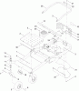 Toro 74920 (ZX4820) - TITAN ZX4820 Zero-Turn-Radius Riding Mower, 2011 (311000001-311999999) Ersatzteile MAIN FRAME ASSEMBLY