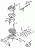 Toro Y1-16OE02 (616-Z) - 616-Z Tractor, 1990 Ersatzteile CARBURETOR COMPONENTS-616-Z