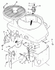 Toro Y1-16OE02 (616-Z) - 616-Z Tractor, 1990 Ersatzteile COVERS, FUEL PUMP, COIL, REGULATOR & GOVERNOR LINKAGE-616-Z