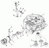 Toro Y1-16OE02 (616-Z) - 616-Z Tractor, 1990 Ersatzteile ENGINE CYLINDER BLOCK-612-Z