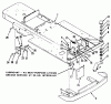 Toro Y1-16OE02 (616-Z) - 616-Z Tractor, 1990 Ersatzteile FRAME AND FRONT WHEEL FORK
