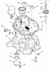Toro Y1-16OE02 (616-Z) - 616-Z Tractor, 1990 Ersatzteile OIL BASE AND OIL PUMP-612-Z