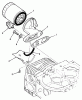 Toro Y1-16OE02 (616-Z) - 616-Z Tractor, 1990 Ersatzteile OIL FILTER-616-Z