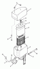 Toro Y1-12OE02 (612-Z) - 612-Z Tractor, 1991 (1000001-1999999) Ersatzteile AIR CLEANER-612-Z
