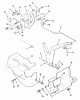 Toro Y1-12OE02 (612-Z) - 612-Z Tractor, 1991 (1000001-1999999) Ersatzteile COVERS & GOVERNOR LINKAGE-612-Z