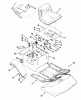 Toro Y1-12OE02 (612-Z) - 612-Z Tractor, 1991 (1000001-1999999) Ersatzteile FENDERS, FLOOR PAN AND SEAT