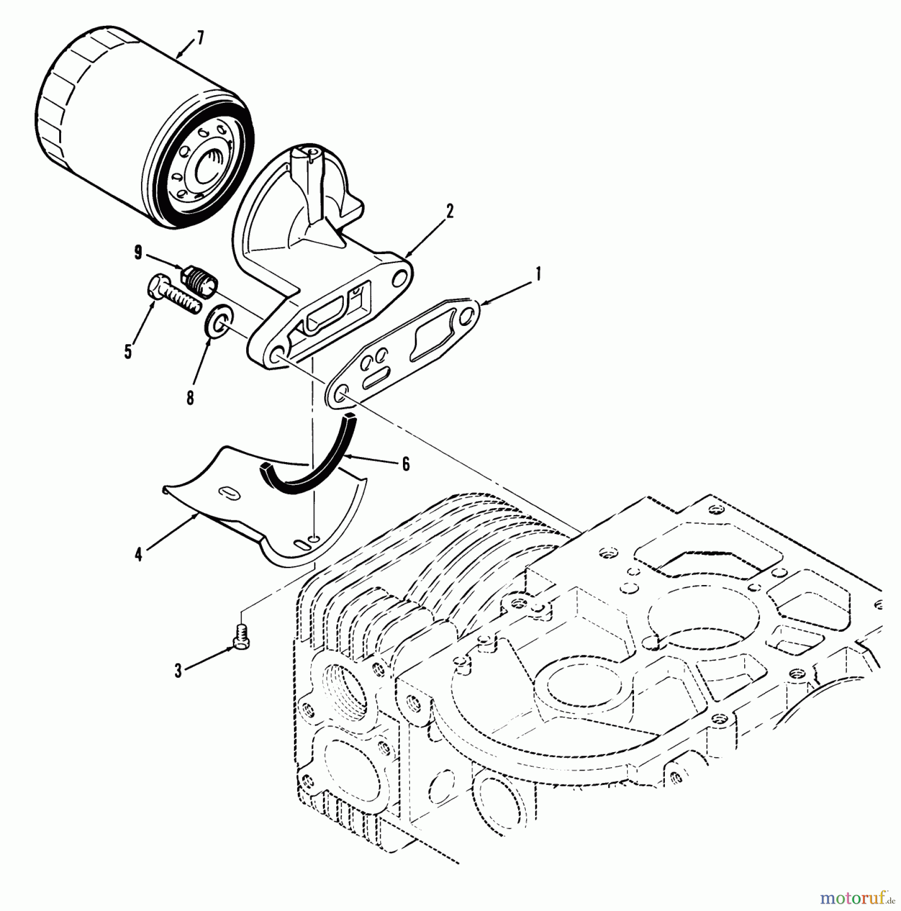 Toro Neu Mowers, Zero-Turn Y1-20OE02 (620-Z) - Toro 620-Z Tractor, 1991 (1000001-1999999) OIL FILTER-616-Z, 620-Z