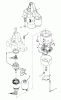 Toro Y1-12OE02 (612-Z) - 612-Z Tractor, 1991 (1000001-1999999) Ersatzteile STARTER-616-Z, 620-Z