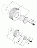 Toro Y1-12OE02 (612-Z) - 612-Z Tractor, 1991 (1000001-1999999) Ersatzteile WHEELS AND TIRES