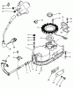 Toro Y1-16OE04 (616-Z) - 616-Z Tractor, 1992 (2000001-2999999) Ersatzteile GEARCASE & IGNITION ASSEMBLY