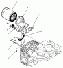 Toro Y1-16OE04 (616-Z) - 616-Z Tractor, 1992 (2000001-2999999) Ersatzteile OIL FILTER ASSEMBLY