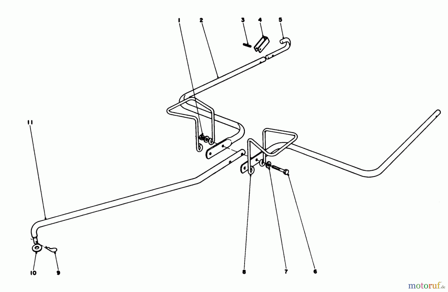  Toro Neu Blowers/Vacuums/Chippers/Shredders 62912 - Toro 5 hp Lawn Vacuum, 1984 (4000001-4999999) HITCH KIT (MODEL 59087) (OPTIONAL)