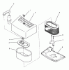 Toro Y1-16OEE4 (616-Z) - 616-Z Tractor, 1992 (2000001-2999999) Ersatzteile AIR CLEANER ASSEMBLY