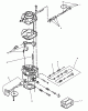 Toro Y1-16OEE4 (616-Z) - 616-Z Tractor, 1992 (2000001-2999999) Ersatzteile CARBURETOR COMPONENTS ASSEMBLY