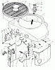 Toro Y1-16OEE4 (616-Z) - 616-Z Tractor, 1992 (2000001-2999999) Ersatzteile COVERS, FUEL PUMP, COIL, REGULATOR & GOVERNOR LINKAGE ASSEMBLY