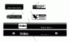 Toro Y1-16OEE4 (616-Z) - 616-Z Tractor, 1992 (2000001-2999999) Ersatzteile DECALS #2