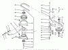 Toro Y1-16OEE4 (616-Z) - 616-Z Tractor, 1992 (2000001-2999999) Ersatzteile PTO ELECTRIC CLUTCH & DRIVE ASSEMBLY
