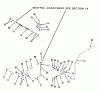 Toro Z1-18KE02 (718-Z) - 718-Z Tractor, 1987 Ersatzteile TRANSMISSION DRIVE LINKAGE