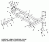 Toro Z1-24OE02 (724-Z) - 724-Z Tractor, 1989 Ersatzteile SECTION 1-FRAME, REAR HUB AND FRONT WHEEL FORK