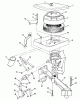 Toro Z1-24OE02 (724-Z) - 724-Z Tractor, 1989 Ersatzteile SECTION 3-AIR CLEANER AND FUEL SYSTEH
