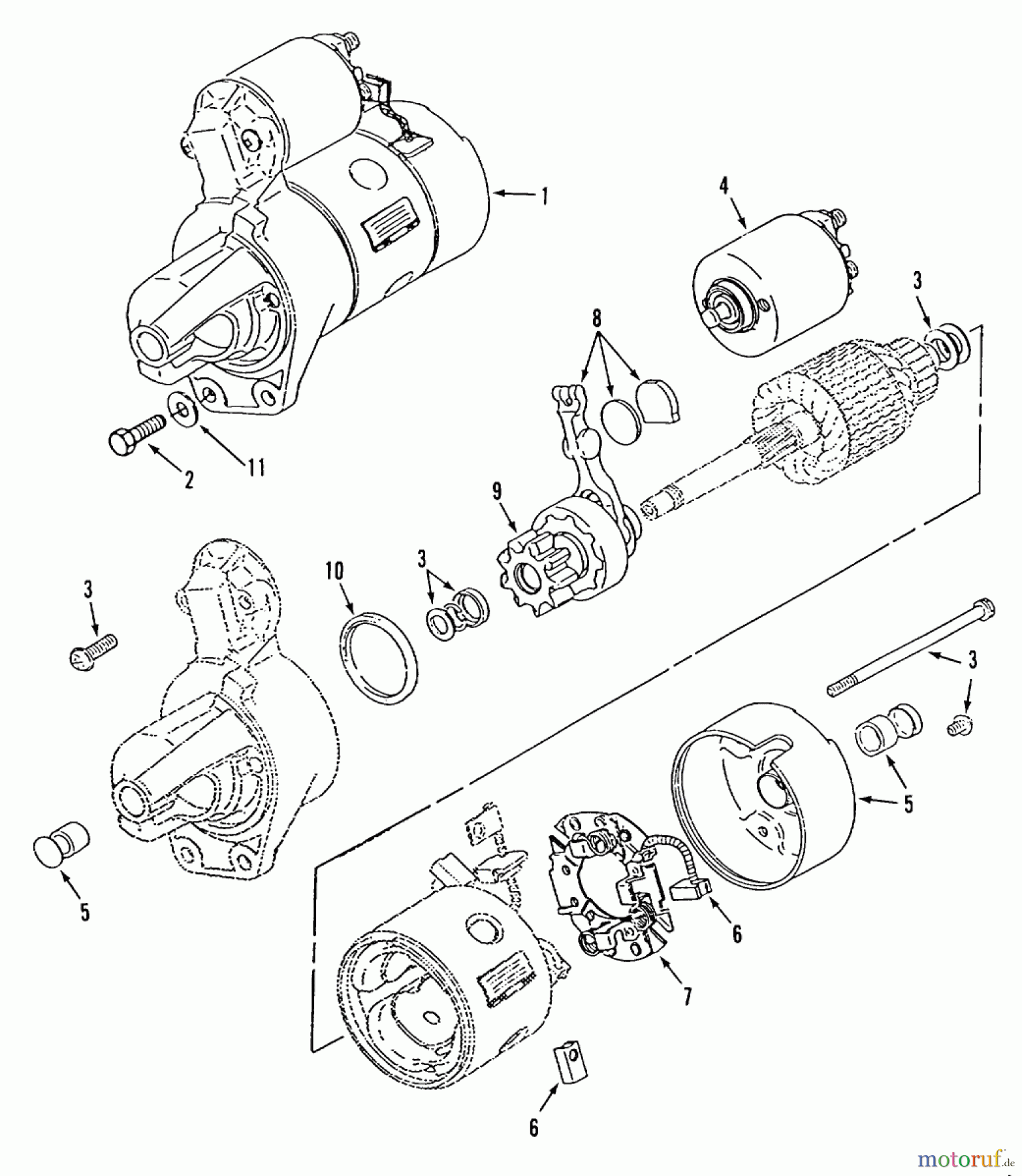  Toro Neu Mowers, Zero-Turn Z1-24OE01 (724-Z) - Toro 724-Z Tractor, 1988 SECTION 4-STARTER