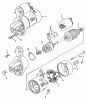 Toro Z1-24OE03 (724-Z) - 724-Z Tractor, 1990 Ersatzteile STARTER