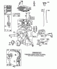 Toro 62912 - 5 hp Lawn Vacuum, 1986 (6000001-6999999) Ersatzteile ENGINE BRIGGS & STRATTON MODEL NO. 130202-1640-01 #1