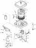 Toro Z1-24OE04 (724-Z) - 724-Z Tractor, 1991 (1000001-1999999) Ersatzteile AIR CLEANER AND CARBURETOR