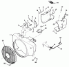 Toro Z1-24OE04 (724-Z) - 724-Z Tractor, 1991 (1000001-1999999) Ersatzteile BLOWER HOUSING ASSEMBLY