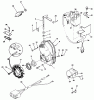 Toro Z1-24OE04 (724-Z) - 724-Z Tractor, 1991 (1000001-1999999) Ersatzteile GEARCASE AND IGNITION CONTROLS