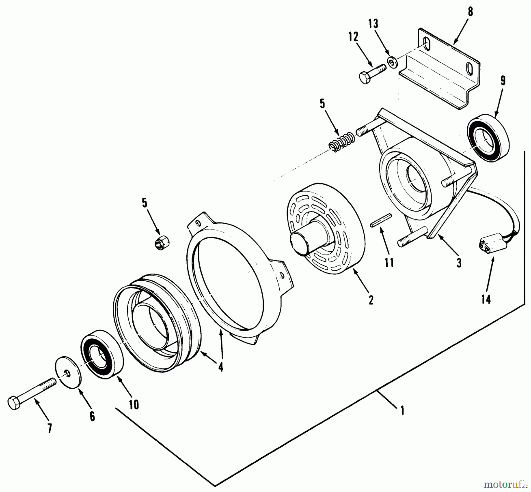Toro Neu Mowers, Zero-Turn Z1-24OE04 (724-Z) - Toro 724-Z Tractor, 1991 (1000001-1999999) PTO ELECTRIC CLUTCH