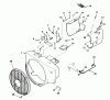 Toro Z1-24OE05 (724-Z) - 724-Z Tractor, 1992 (2000001-2999999) Ersatzteile BLOWER HOUSING ASSEMBLY